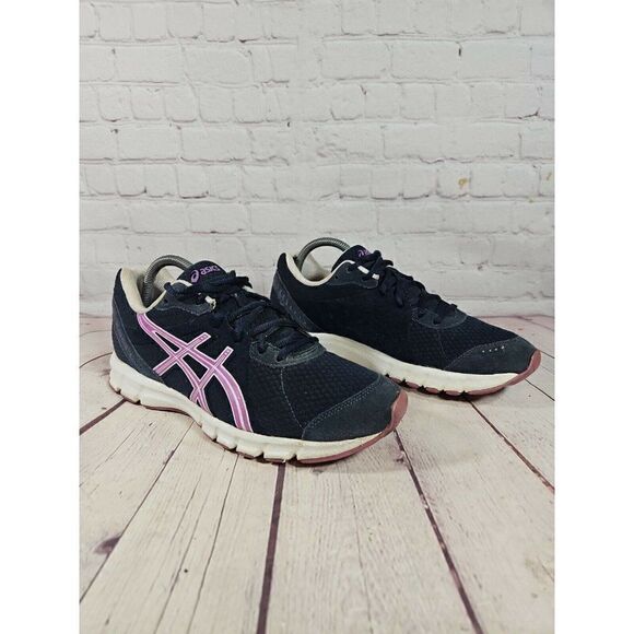 Asics Rush 33 Athletic Running Shoes Women's Size 10 Navy/ Lavender - Picture 4 of 8